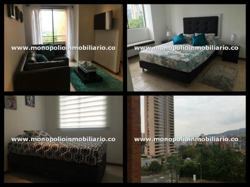 APARTAMENTO AMOBLADO PARA LA RENTA EN MEDELLÍN LOMA DE LOS PARRA POBLADO  -*/-*CD 1690