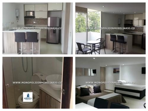 APARTAESTUDIO AMOBLADO PARA RENTAR EN MEDELLIN SECTOR EL POBLADO COD-*/-*: 9310