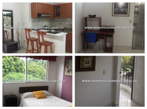 APARTAESTUDIO AMOBLADO PARA LA RENTA EN MEDELLIN SECTOR LAURELES COD-*/-*: 8918