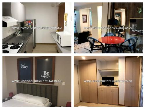 APARTAESTUDIO AMOBLADO PARA LA RENTA EN MEDELLIN SECTOR EL POBLADO COD-*/-*: 8913