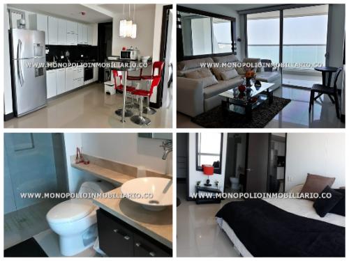APARTAMENTO AMOBLADO EN RENTA - BOCAGRANDE CARTAGENA COD-*/: 13727