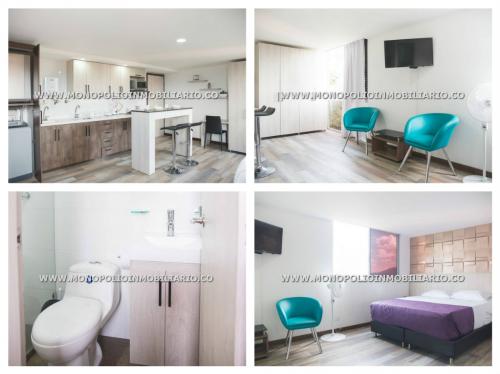 APARTAESTUDIO AMOBLADO PARA ALQUILAR EN MEDELLIN SECTOR EL POBLADO COD+*/-: 9204