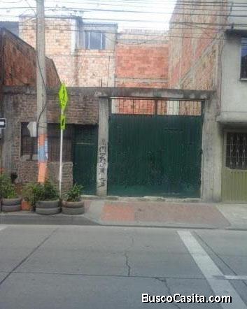 LOTE EN VENTA BOGOTÁ BARRIO  VILLA  GLADYS  