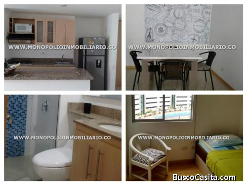 APARTAMENTO AMOBLADO EN RENTA - EL POBLADO LOMA DEL INDIO COD:+-*-/-*10444