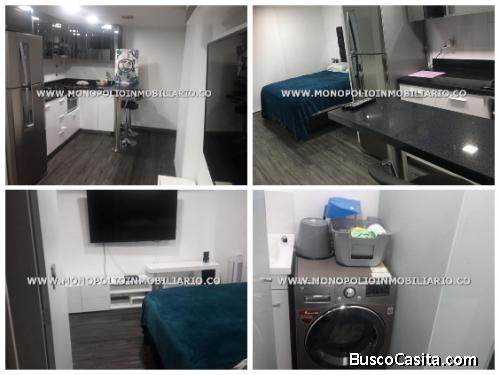 APARTAESTUDIO AMOBLADO EN RENTA - MEDELLIN EL POBLADO COD:+*-*-/-+12811  