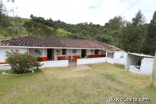 Pequeña finca en la vereda Las Cruces