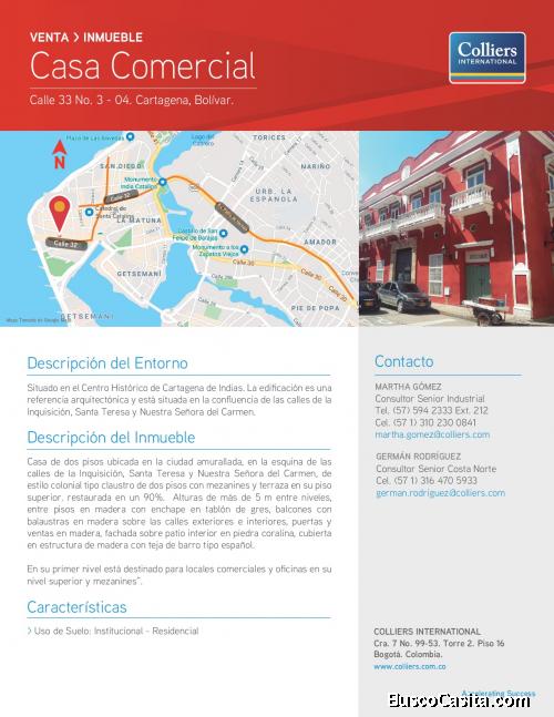 Casa en Cartagena en Venta