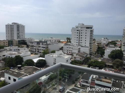 SE VENDE HERMOSO APARTAMENTO 85MTS2, EN CARTAGENA ZONA EL CRESPO ESTRATO 5, PISO 10, VISTA AL MAR