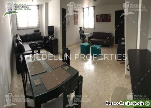ARRIENDO APARTAMENTOS AMOBLADOS MEDELLIN POR MESES Cód: 4666
