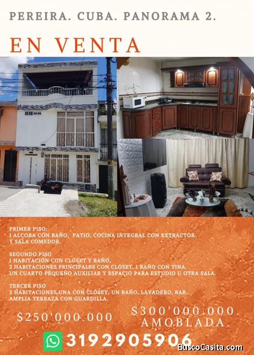 Casa en Venta. panorama dos Pereira. 