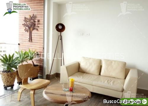 ARRIENDO APARTAMENTOS AMOBLADOS MEDELLIN POR MESES Cód: 4852