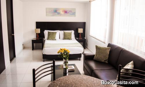 APARTAMENTO AMOBLADO ICON 45 SIN CODEUDOR