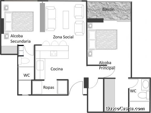 Venta Apartamento Entreverde Parque Residencial  