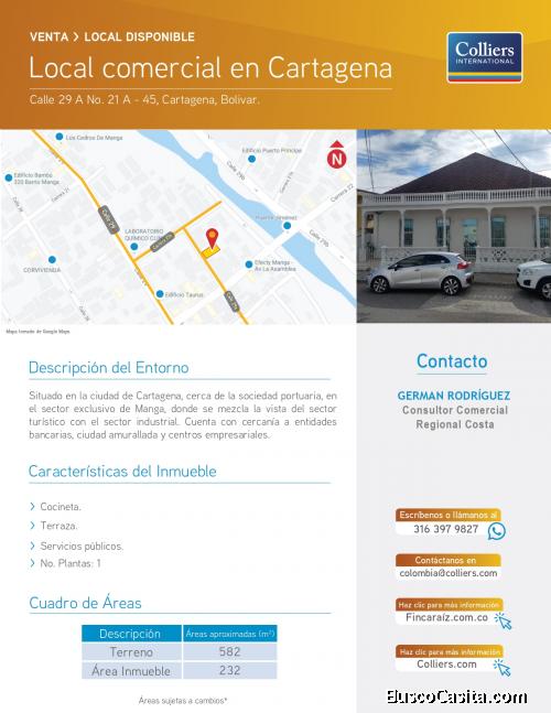 Local comercial en Cartagena