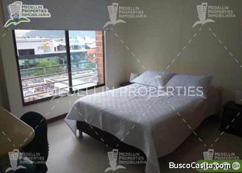 APARTAMENTOS AMOBLADOS MEDELLIN MENSUAL  Cód: 4076