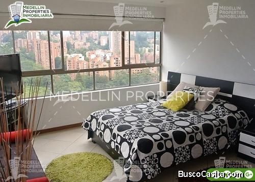 ARRIENDO APARTAMENTOS AMOBLADOS MEDELLIN POR MESES Cód: 4575