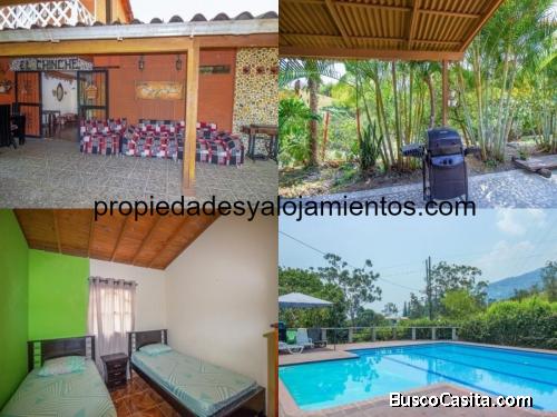 ALQUILER DE FINCA AMOBLADA UBICADA EN BARBOSA COD 128