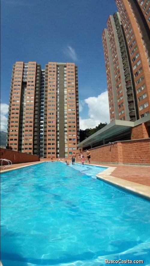 Hermoso apartamento en medellín en toda la estación madera unidad cerrada