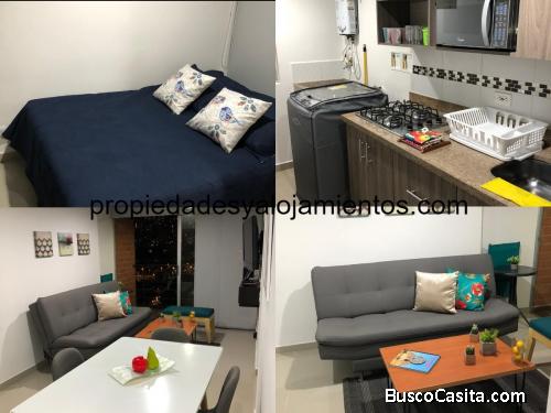 Apartamento amoblado para descansar y alquilar por meses cod 139