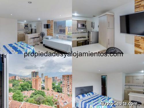 alquieler de amoblado por meses en el poblado cod 156