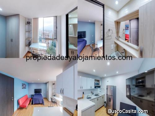 apartamento amoblado por dias o meses en el poblado cod 154