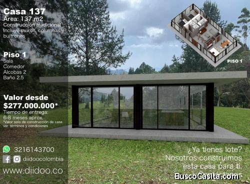 Diseño Arquitectónico de casas campestres