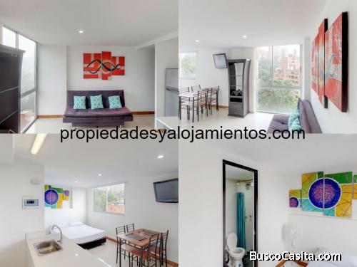 Apartamento amoblado en el el poblado cod 131