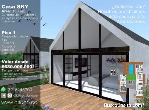 Construcción, Diseño Arquitectónico de casas campestres