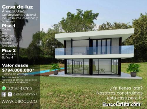 Construcción, Diseño Arquitectónico de casas campestres