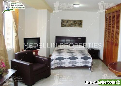ARRIENDO APARTAMENTOS AMOBLADOS MEDELLIN POR MESES Cód: 4158  