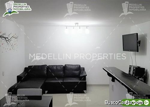 ARRIENDO APARTAMENTOS AMOBLADOS MEDELLIN POR MESES Cód: 4557