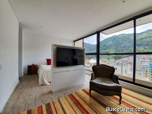 ESPECTACULAR VISTA APARTAMENTO CON BALCON UBICACIÓN PRIVILEGIADA