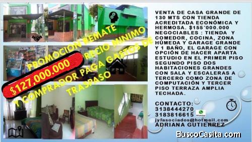 Venta Casa Esquinera Grande en Ibague Colombia 