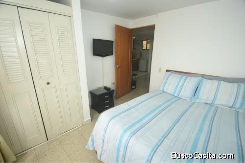 Apartamento amoblado dos habitaciones calle 80