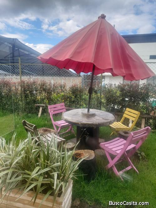 CASA CAMPESTRE, HABITACIONES EN PRIMER PISO 310 METROS CHIA VEREDA LA BALSA