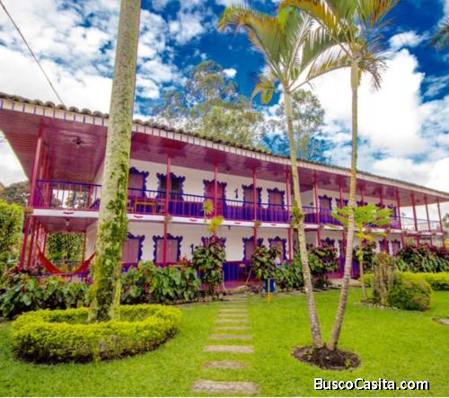 VENDO HERMOSO HOTEL CAMPESTRE EN LA ZONA CAFETERA