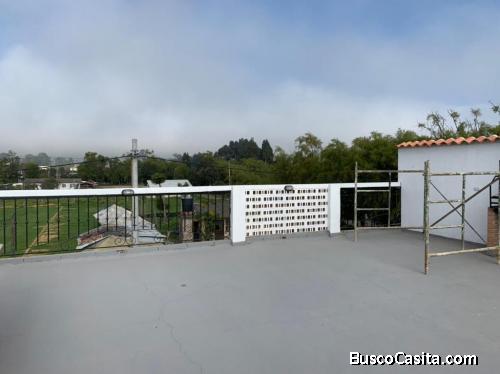 ARRIENDO CON TERRAZA SEGUNDO PISO FAGUA SECTOR FANTA