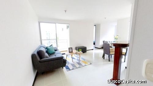 Apto en Venta Valle del Lili 55m2, 2 habitaciones Estudio 2 baños Ascensor Piscina Gimnasio 