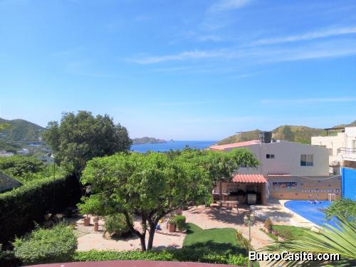 Hermosa Casa con Vista al Mar Caribe en Taganga - Santa Marta, Colombia 