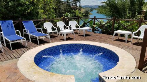 Increíble Cabaña frente a la represa de El Peñol/Guatapé!