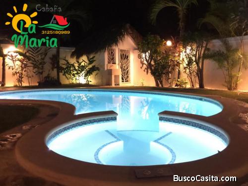 Anapoima Cundinamarca. Hermosa Cabaña Familiar privada con Piscina Alquilo 10 Personas