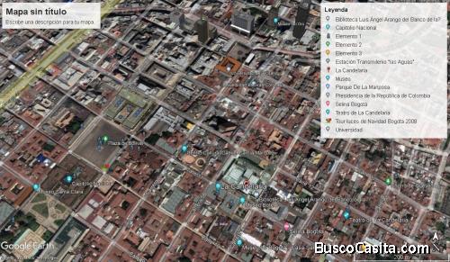 Lote barrio la Candelaria Bogotá