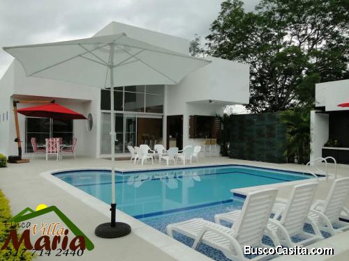 Villa de Leyva Amoblada Finca con Piscina Climatizada y Jacuzzi 