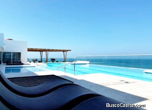 Venta de Apartamento Frente al Mar de Playa Salguero en Santa Marta, Colombia 
