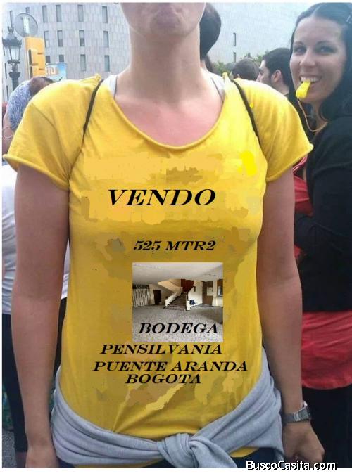 Vendo Bodega Pensilvania, Puente Aranda, Bogota, 525 mtr2 construidos