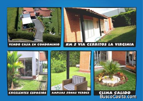 Vendo Casa en Condominio Campestre de Cerritos via a la Virginia Risaralda