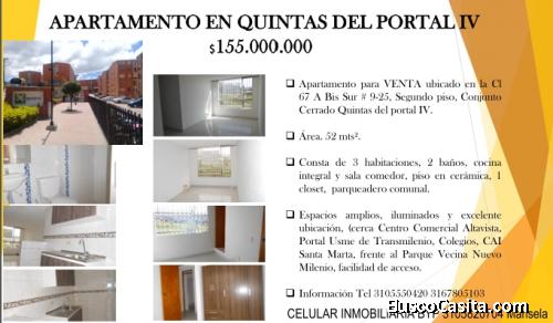 VENTA Apartamento en Bogotá
