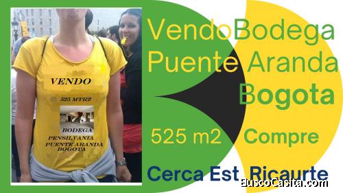 Vendo Bodega Puente Aranda Bogota bajando tres cuadras estacion Ricaurte