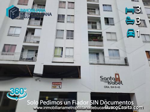 ARRIENDO APARTAMENTO SANTA  ISABEL 
