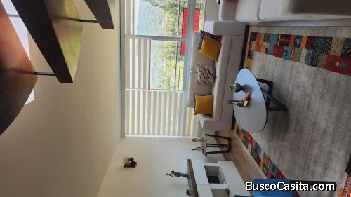 ARRIENDO APARTAMENTO  MILLA DE ORO, CAJICA AREA. 100 MTS + 100 MTS DE TERRAZA, 3 HABITACIONES, SALA,